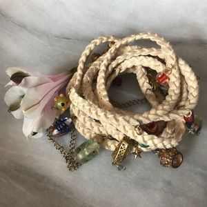 Super cute cream wrap bracelet from Etsy